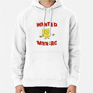 WANTED MANIAC Inspired SpongeBob SquarePants Pullover Hoodie
