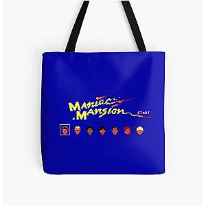 Maniac Mansion Over Print Tote Bag