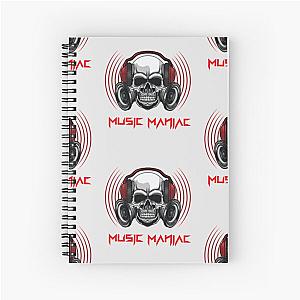 Music Maniac Spiral Notebook for hardcore music fans