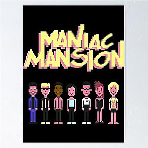 Maniac Mansion C64 crew title Poster