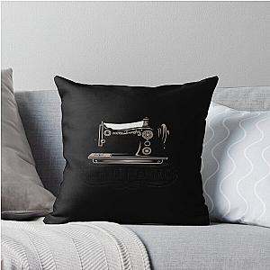 Needle Maniac Sewing Machine Quilters Throw Pillow