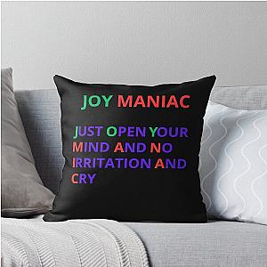 JOY MANIAC Throw Pillow