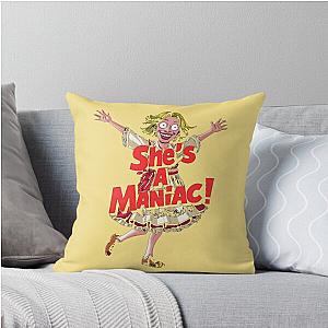 She's a Manic Throw Pillow