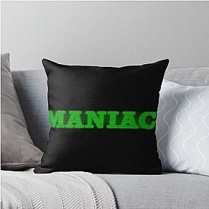 Maniac Logo Design Throw Pillow