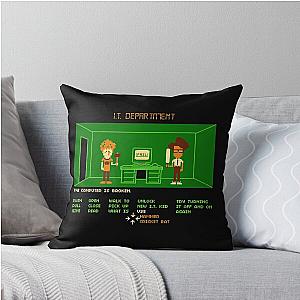 Maniac IT Department Throw Pillow