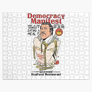 Democracy manifesto Eating a Succulent Chinese Meal Jigsaw Puzzle
