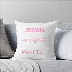 Manifest Sticker Pack Throw Pillow