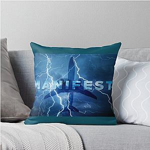 Manifest Lightning with Classic Plane Throw Pillow