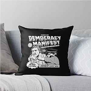 Democracy Manifest Throw Pillow