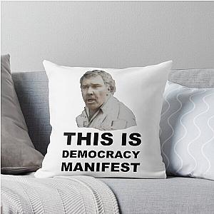This is Democracy Manifest Throw Pillow