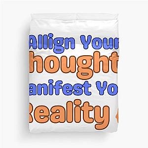 Manifest What You Want Duvet Cover