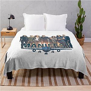 Manifest Characters And Poster Design Throw Blanket