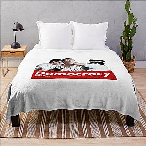 Democracy Manifest Throw Blanket