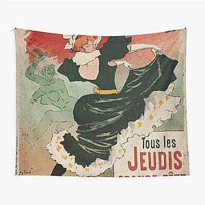 Bullier vintage poster Tapestry
