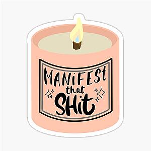 Manifest that candle - Eva Kiseleva Sticker