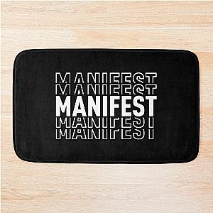 Manifest Black Bath Mat