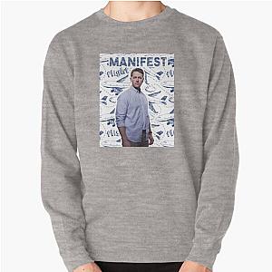 Manifest Ben Stone Poster With Flights and Planes Pattern Pullover Sweatshirt
