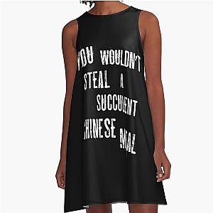You Wouldn't Steal A Chinese Meal Funny Aussie A-Line Dress