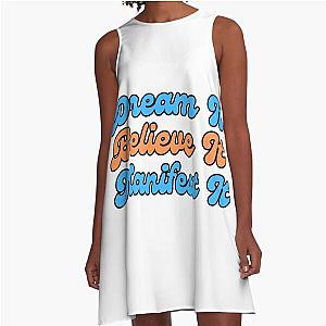 Manifest What You Want Lined Dress