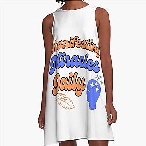 Manifest What You Want A Line Dress