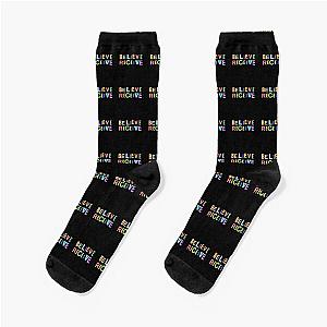 Believe Law of Attraction Manifest Socks