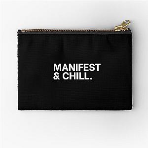 Manifestation Vibes Quote Zipper Pouch