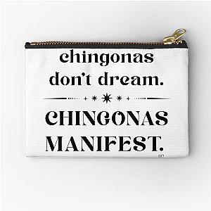 Chingonas Manifest BLACK Zipper Pouch