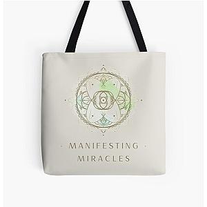Manifesting Journal, Law of Attraction, Meditation, Yoga, Spiritual All Over Print Tote Bag