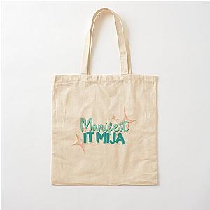 Manifest It Latinx Sticker Cotton Tote Bag