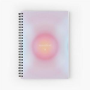 Manifest Aura Gradient Spiral Notebook