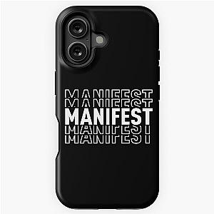Manifest Black iPhone Tough Case