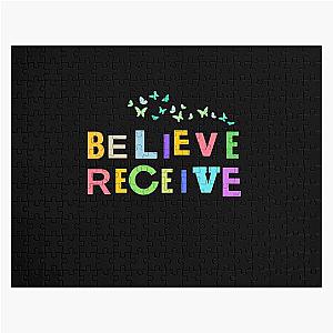 Believe Receive Law of Attraction Manifest Quickly Jigsaw Puzzle