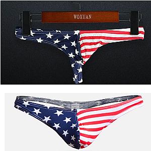 Male Erotic Mankini Strings Thongs Stripe Underwear