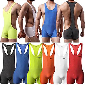 Mankini Shorts Leotard Sports Jumpsuits Shaperwear