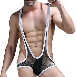 Mankini Strap Underwear Leotard Bodysuit