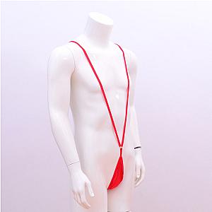 Menkini Underwear Borat Swimsuits Suspender Sexy Y-shaped