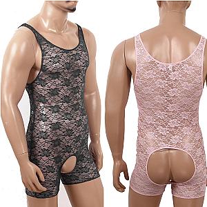 Best Lace Mankini Bodysuit