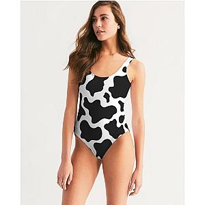 Cow Print Women’s One-Piece Swimsuit Official Merch CL1211