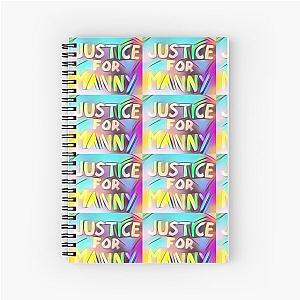 Justice For Manny Spiral Notebook