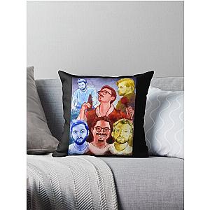 Colorfull moods of Marc Rebillet  Throw Pillow