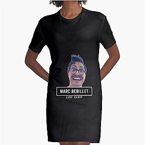 Loop Daddy Marc Rebillet Design Funny Graphic T-Shirt Dress