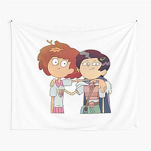 Marcy and Anne Amphibia   Tapestry