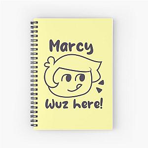 Amphibia Marcy Wuz Here Spiral Notebook