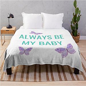 Mariah Carey always be my baby butterfly design Throw Blanket