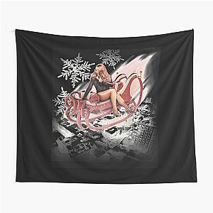 Mariah Carey Official Merry Christmas One & All Tour Sleigh Tapestry