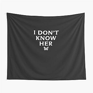 I DON&x27;T KNOW HER Mariah Carey Quote Black Classic Tapestry