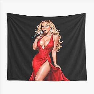 Caricature of Mariah Carey Tapestry