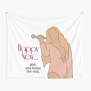 Mariah Carey Happy New Year Performance Meme Tapestry