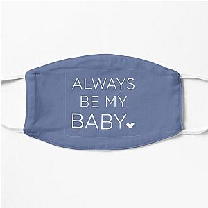 of Mariah Carey- Always Be My Baby in Soft Navy (Typography) Flat Mask