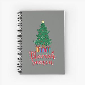 Mariah Carey Season Christmas   Spiral Notebook